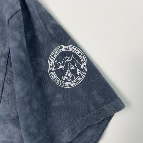 VTG 90s The Mountain Tie Dye Shirt Mens Size Large Eagle USA Made In American - Picture 3 of 6